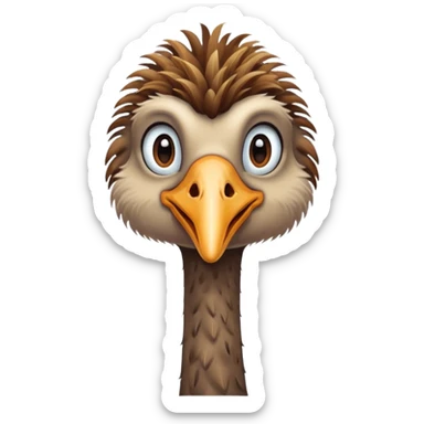 A ostrich emoji sticker