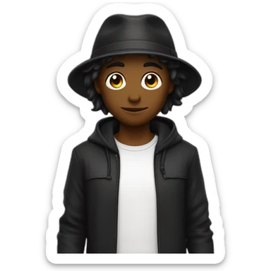 L home noir ne trompe pas sticker