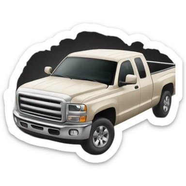 oversized pickup truck sticker