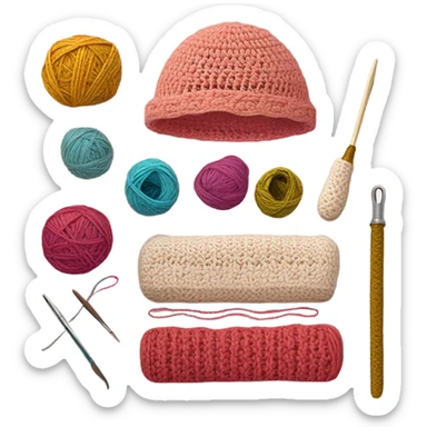 Crochet  sticker