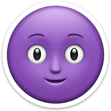 Rond violet normal sticker