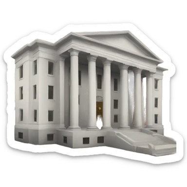 A COURTHOUSE sticker