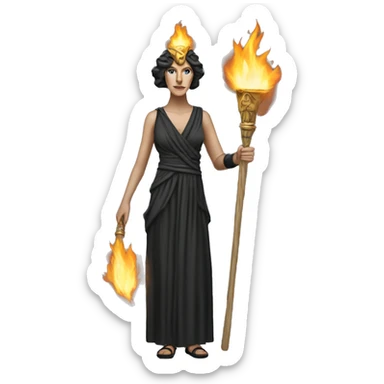 Hekate torchbearer sticker