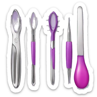 Manicure Set  sticker