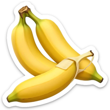 banana peel opened sticker