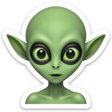 Visitor,Alien sticker