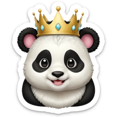princesse panda sticker