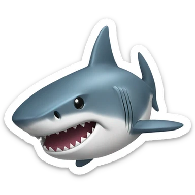 Shark with a t-shirt 22 sticker