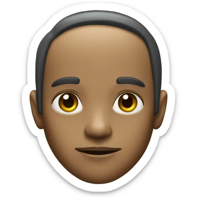 A robo asa human sticker