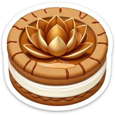 MAKE ME A LOTUS BISCOFF  EMOJI FOR MARKETING ON INSTAGRAM PURPOUSE sticker