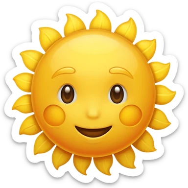 Sun in universe sticker