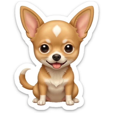 chihuahua barking sticker