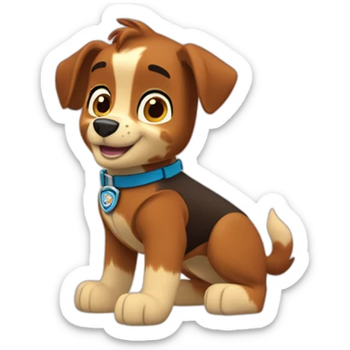 paw patrol tina sticker