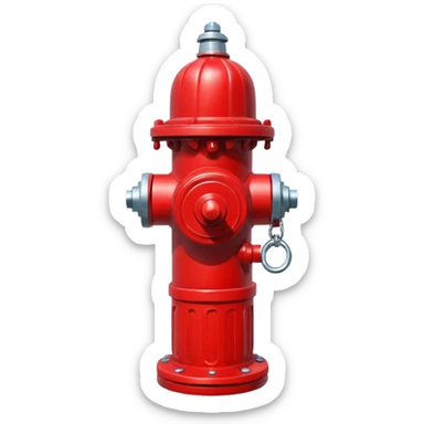 happy fire hydrandt sticker