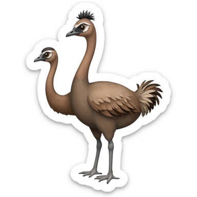 Emu sticker