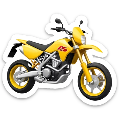 Supermoto  sticker