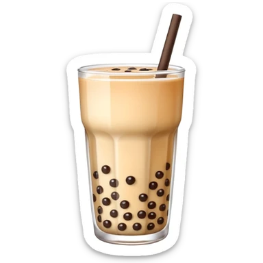 Boba tea sticker