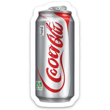diet coke can sticker