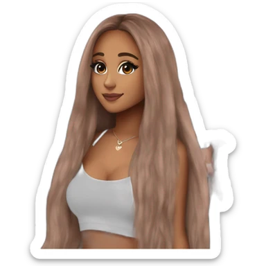 Ariana Grande at coachella sticker