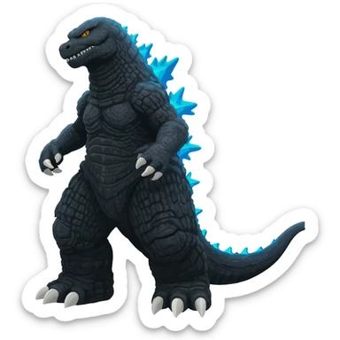 Godzilla sticker