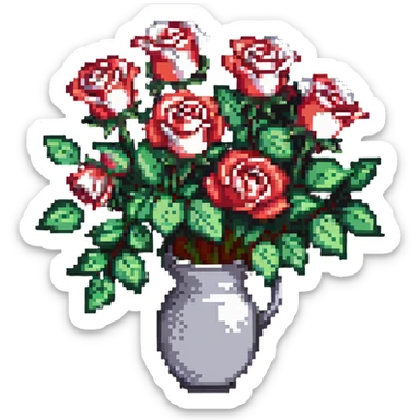 bouquet of roses sticker
