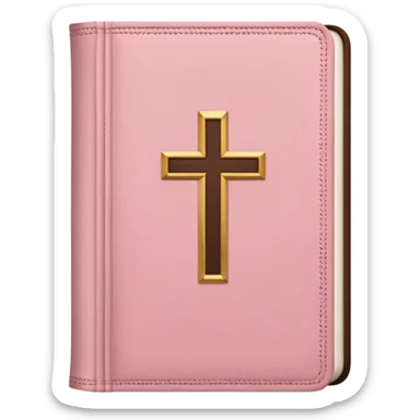 Light pink Holy Bible sticker