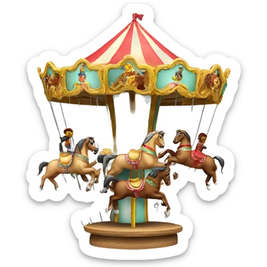 merry-go-round sticker