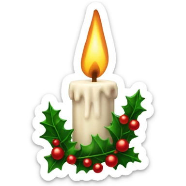 Christmas Candle  sticker