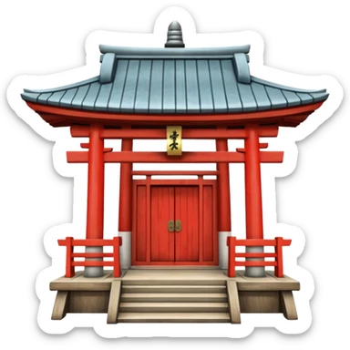 Shinto Shrine sticker