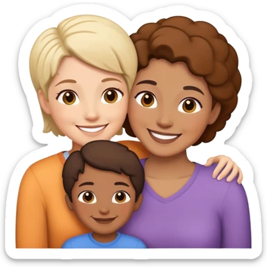 lesbian family sticker