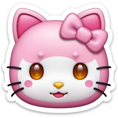 Hello kitty emojis sticker