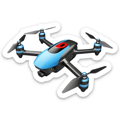 A fpv racing drone sticker
