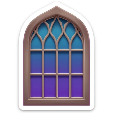 Colorful cute Victorian Black gothic window sticker