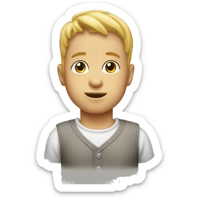 Bambino senza calze sticker