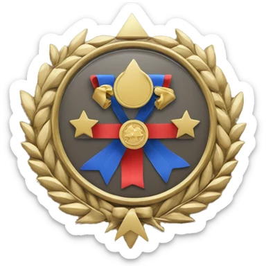 Top 1 médaille rank sticker