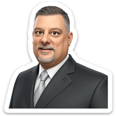 formal attire portrait of male sticker