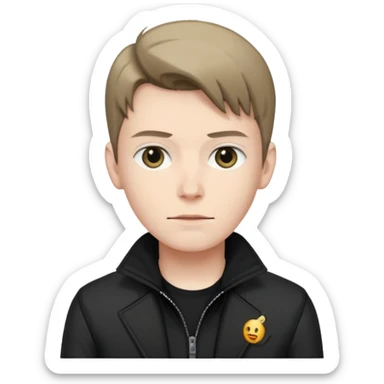 Connor from detroit become human sticker