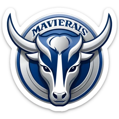 Dallas mavericks symbol sticker
