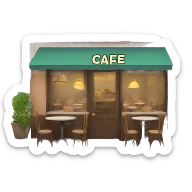cafe sticker
