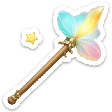 Fairy Magic Wand sticker