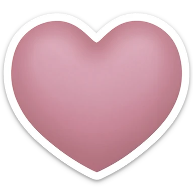 Light pink heart sticker