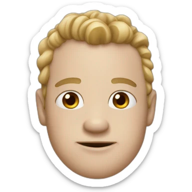 dingus but in the style of the 100 emoji sticker