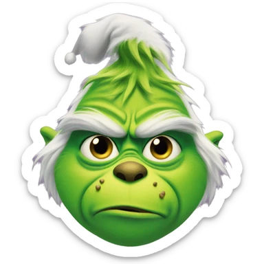 Grinch sticker