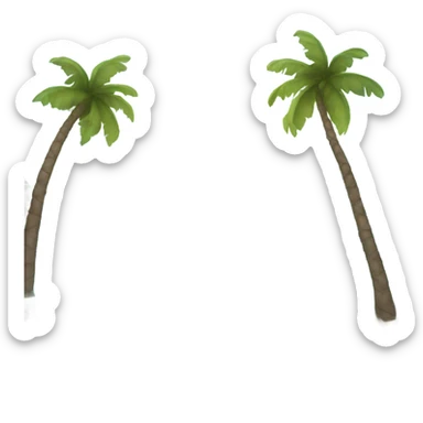 Beach and ocean sticker