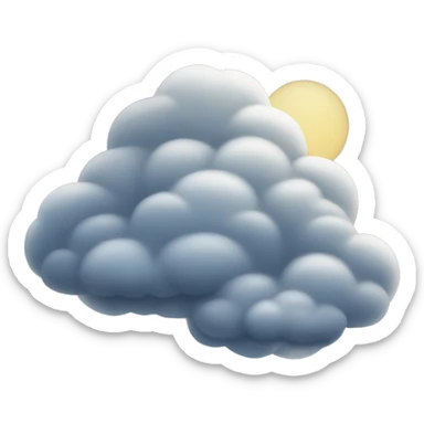 Cloudy skies  sticker