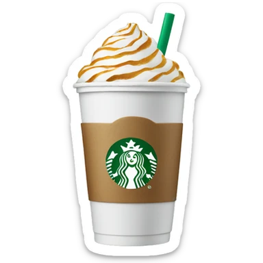 Starbucks drink sticker