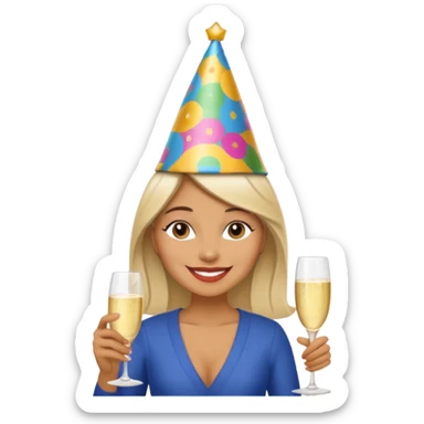 Feliz santo lourdes  sticker