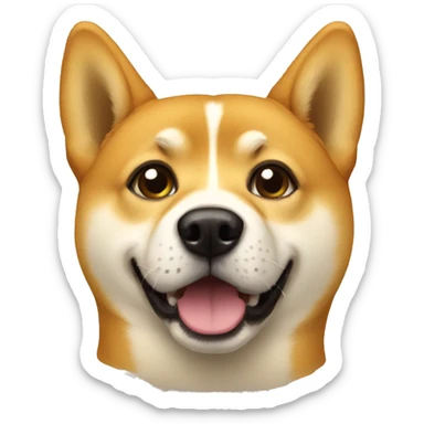 Doge dog sticker