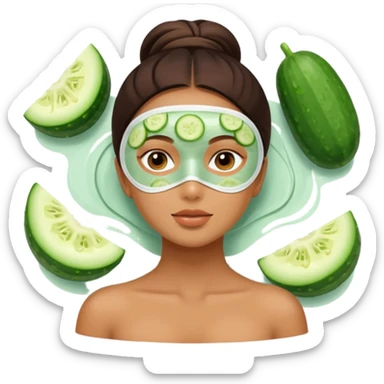 Spa day girl sticker