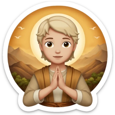 earth vith blessing sticker